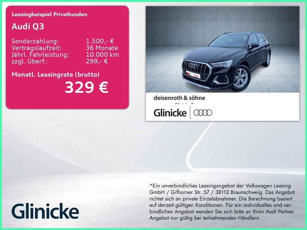 Audi Q3 advanced 35 TFSI S tr LED/Nav/ACC/sound/ASI