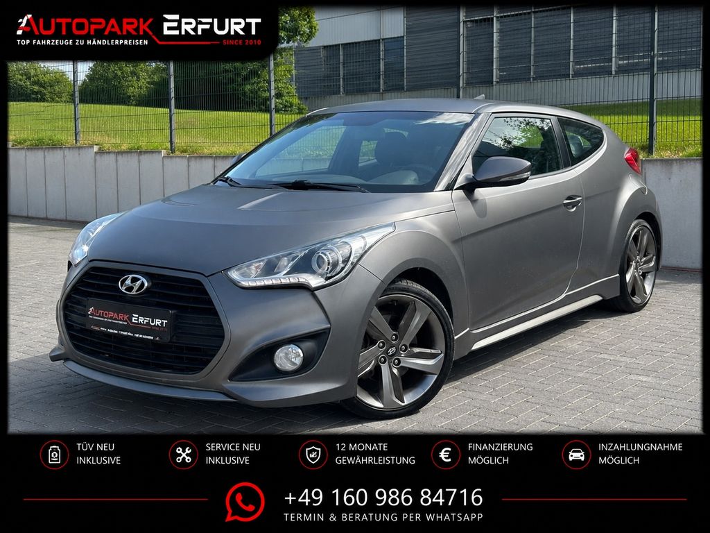 Hyundai Veloster Premium 1.6 TURBO*Klima*Leder*Temp*Navi