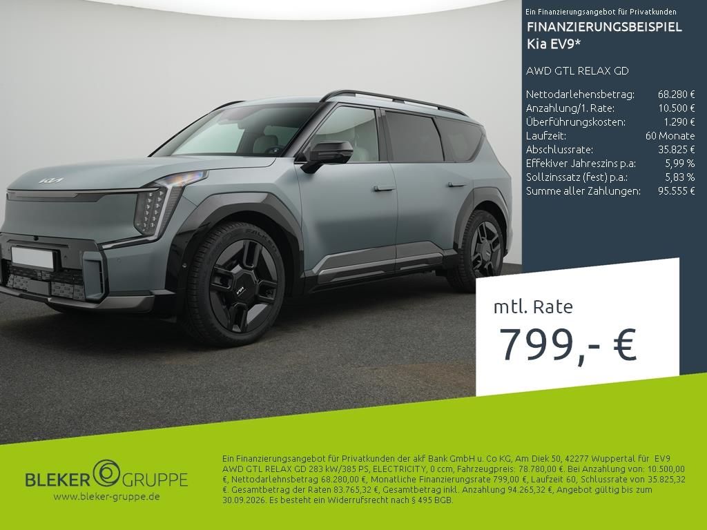 Bild des Angebotes Kia EV9 AWD GTL RELAX GD