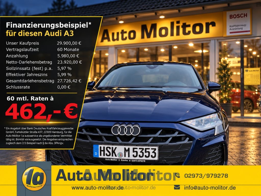 Bild des Angebotes Audi A3 35 TFSI S line S-line HUD AHK-abnehmbar Navi