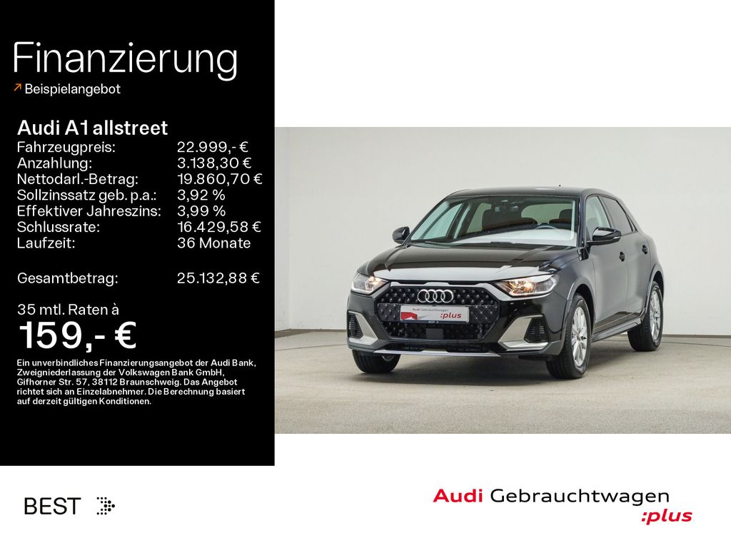 Bild des Angebotes Audi A1 allstreet 30 TFSI*NAVI-PLUS*SHZ*KLIMA*VIRTUAL