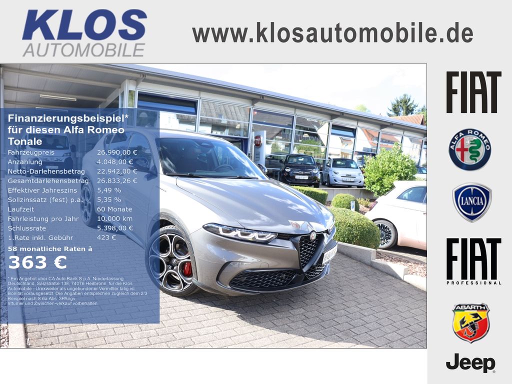 Bild des Angebotes Alfa Romeo Tonale SPECIALE 1.5 VGT HYBRID 160PS NAVI WINTER