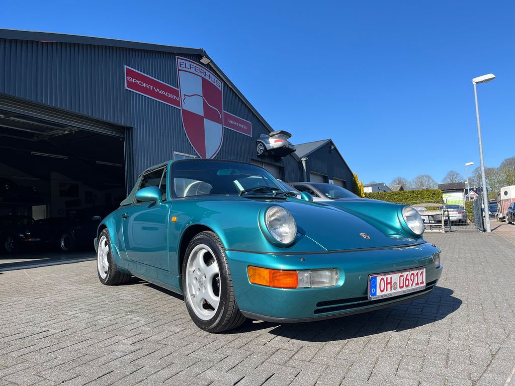 Porsche 964 911 C2 Cabrio wimbledongrün