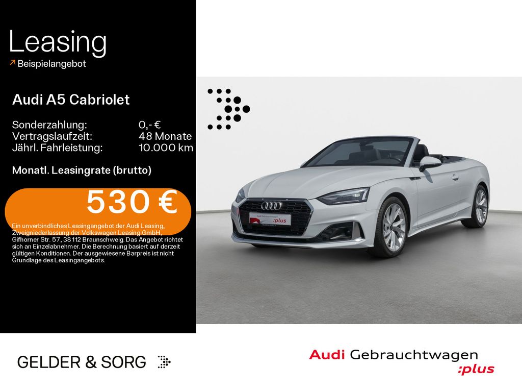 Audi A5 Cabriolet 35 TDI LED*GRA*Navi*B&O*Virt.