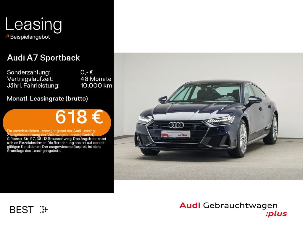Bild des Angebotes Audi A7 Sportback 40 TDI S line Ext., HUD, Assist, Pa