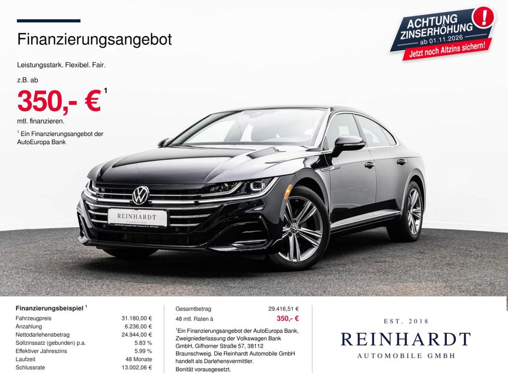 Volkswagen ARTEON LIMOUSINE 2.0TSi R LINE IQ-L/ACC/KAMERA