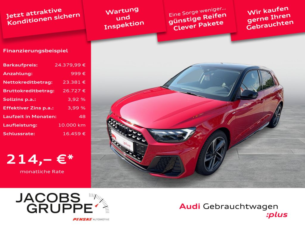 Bild des Angebotes Audi A1 Sportback 25TFSI 2xS line Edition/Black+/ACC/