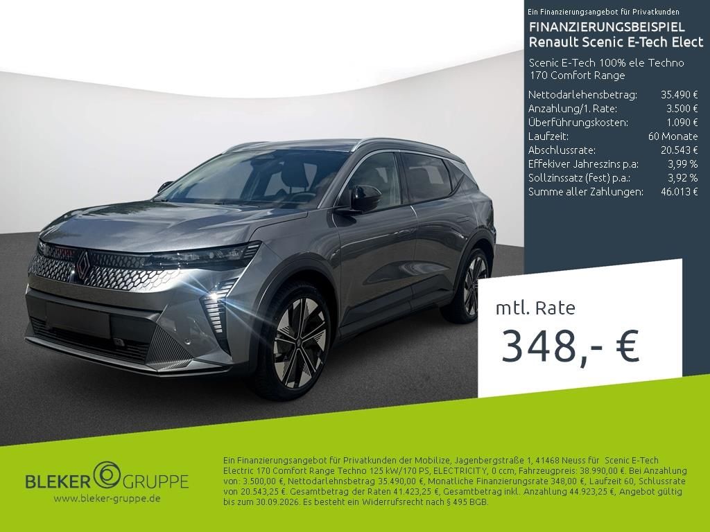 Bild des Angebotes Renault Scenic 100% ele Techno 170 Comfort Range