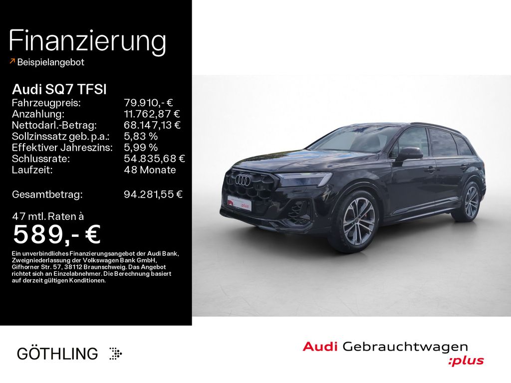 Bild des Angebotes Audi SQ7 TFSI quattro 7Sitzer*Matrix*Air*HuD*B&O*Pano