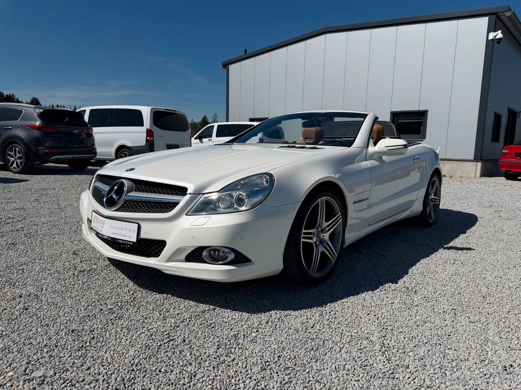 Bild des Angebotes Mercedes-Benz SL 350 V6, AMG Felgen, Airscarf, Bi Xenon