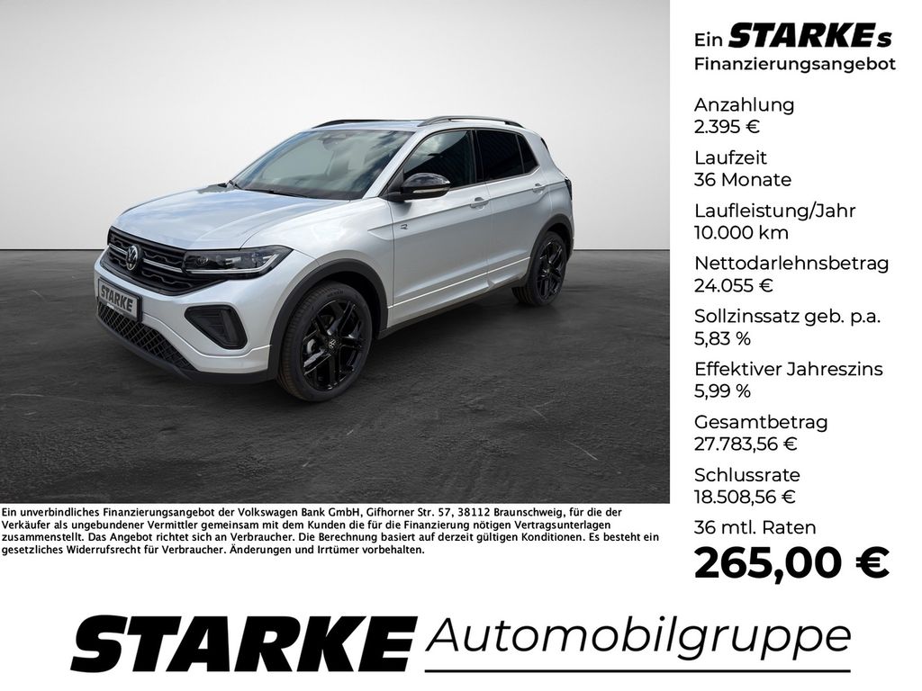 Volkswagen T-Cross 1.0 TSI DSG R-Line Black Style IQ Light