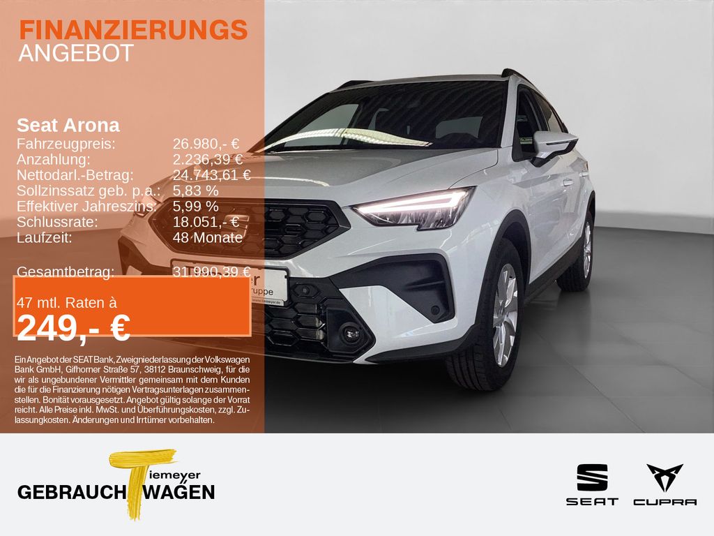 Bild des Angebotes Seat Arona 1.0 TSI DSG STYLE REAR VIEW NAVI SITZHZ CL