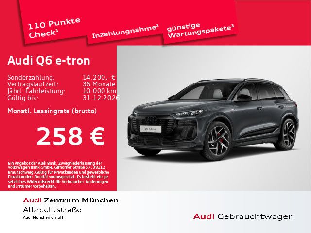 Bild des Angebotes Audi Q6 e-tron S line Pano/LuftFed/ACC/HuD