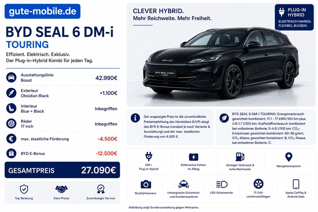 Bild des Angebotes BYD Seal 6 DM-i Touring Boost