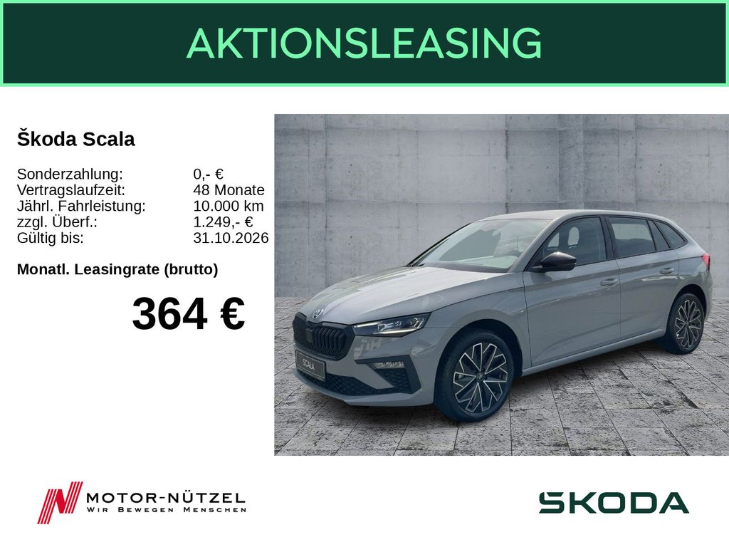 Bild des Angebotes Skoda Scala Balance 1,5 TSI DSG + AHK + Image + Black