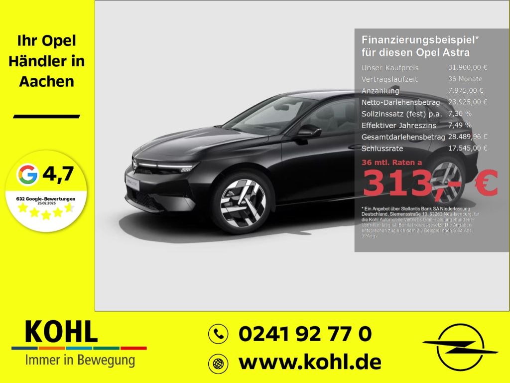 Opel Astra Electric Ultimate 156PS Navi HUD Allwetter