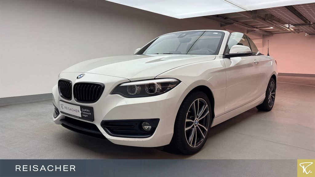 Bild des Angebotes BMW 220i A Cabrio SportLine,Navi,PDC,Sitzhz,1.Hand