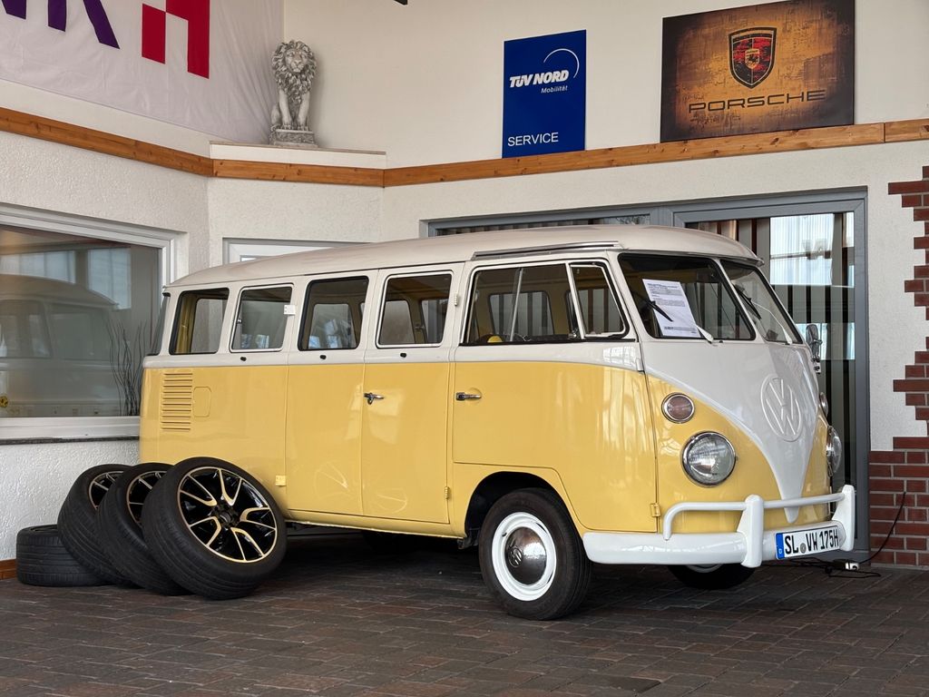 Volkswagen T1 OLDTIMER H-ZULASSUNG LEDER 9-SITZE TÜV07-2027
