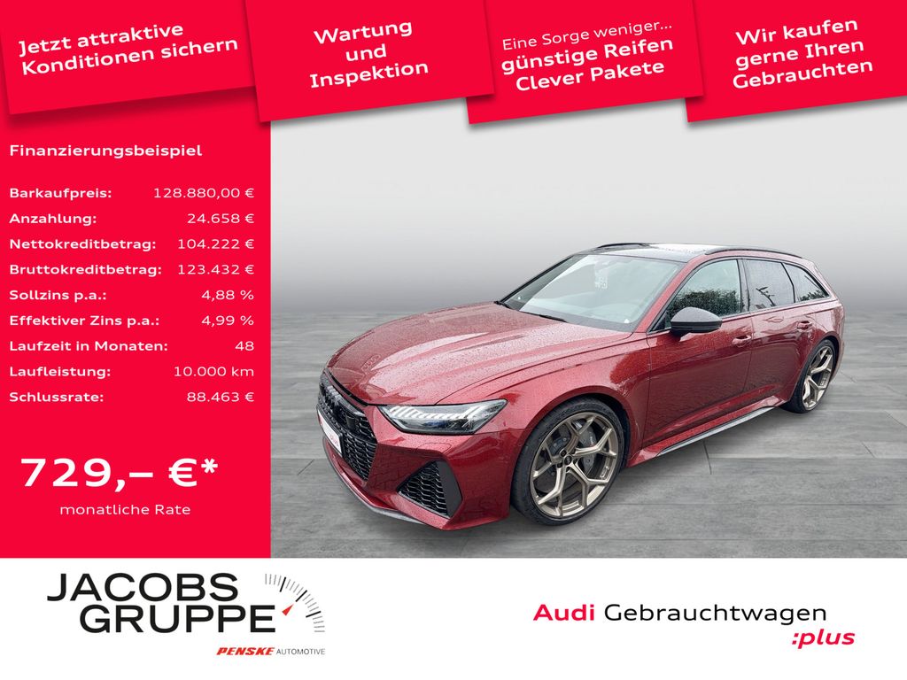 Bild des Angebotes Audi RS6 performance B+O Advanced/Keramik/305 km/h/Ca