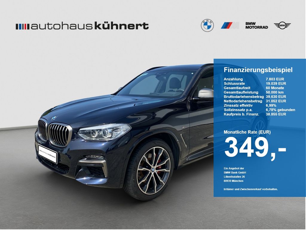 Bild des Angebotes BMW X3 M40i AHK/SpurAss/AHK/HUD/HiFi/Alarm/ParkAssis