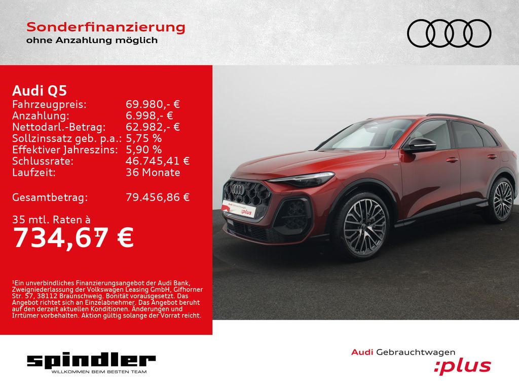 Bild des Angebotes Audi Q5 e-hybrid edition one quattro / Pano, TechPro