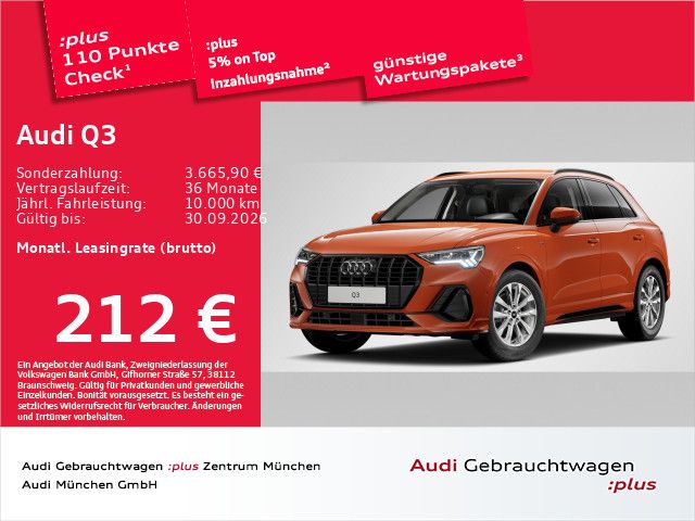 Bild des Angebotes Audi Q3 35 TFSI S tronic S line Virtual/LED+/Navi+/St