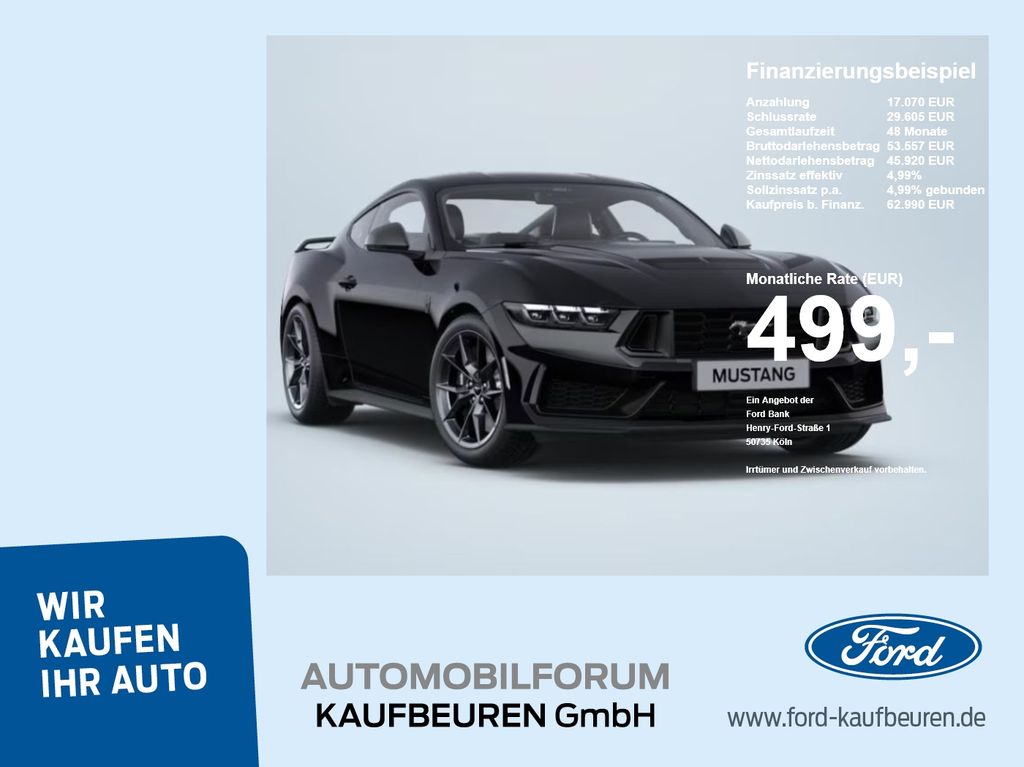 Ford Mustang Coupe Dark Horse 5.0 NAVI*IACC*B&O*SBL