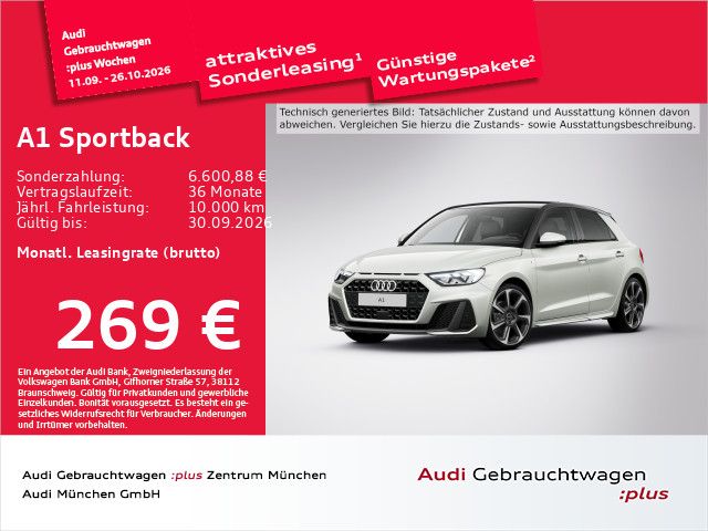 Bild des Angebotes Audi A1 Sportback S line 30 TFSI 85(116) kW(PS) S tro
