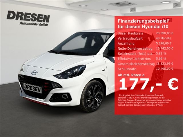 Bild des Angebotes Hyundai i10 MY25 1.0 T-GDI N Line AWR NAVI SHZ 16'' Kame