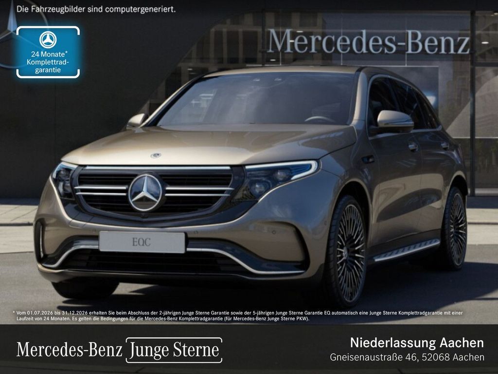 Mercedes-Benz EQC 400 4M AMG/21"/Trittb/AHK/Distr/SD/Burme/