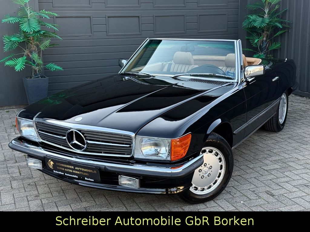 Bild des Angebotes Mercedes-Benz SL 450 HARDTOP KLIMA H-KENNZEICHEN BEIGE LEDER
