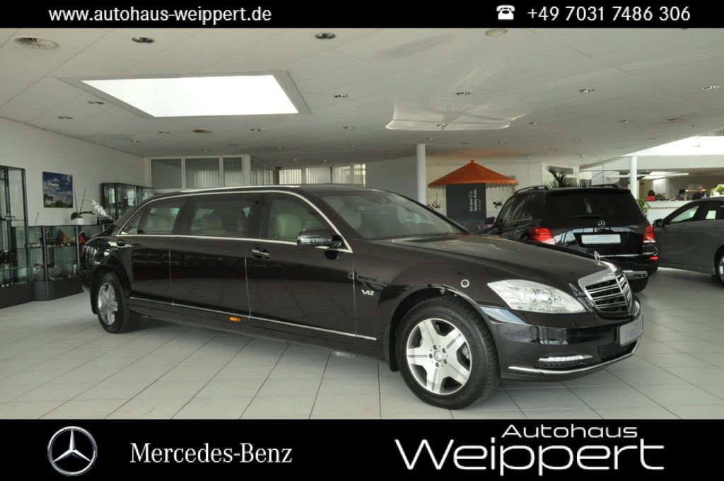 Bild des Angebotes Mercedes-Benz S 600 Limousine L Pullmann Werkspanzer Guard B7