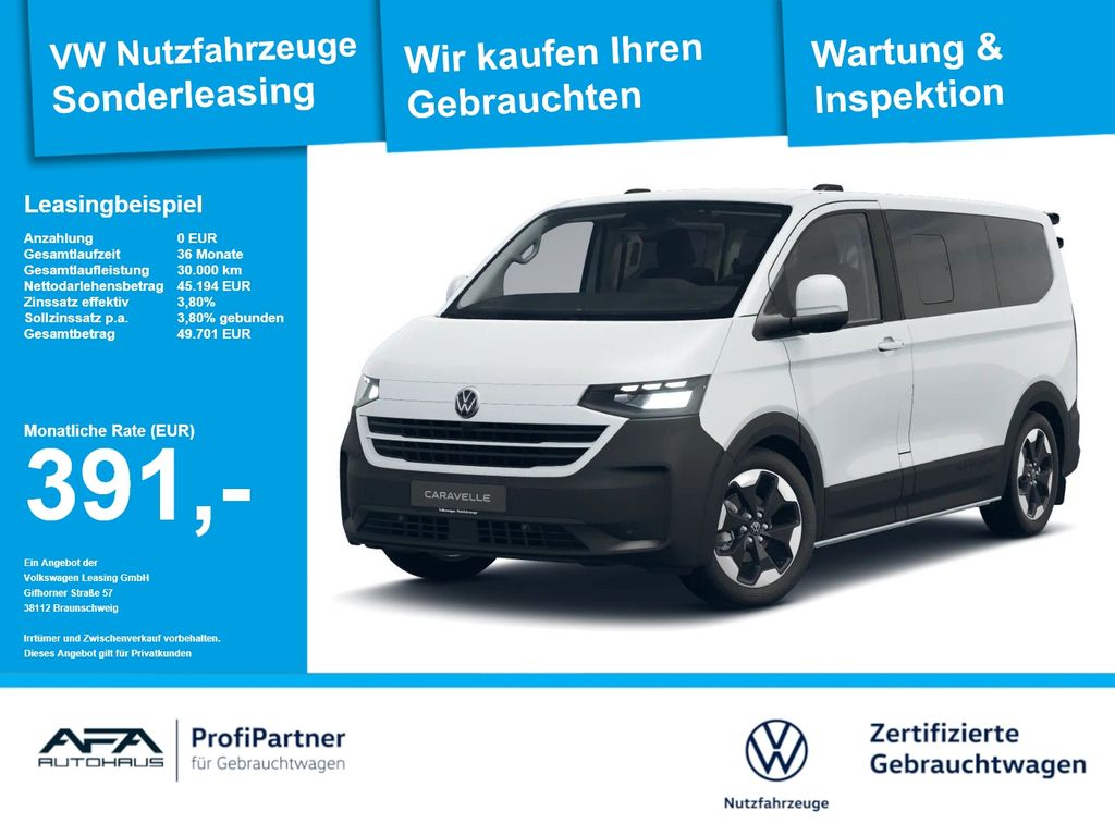 Bild des Angebotes Volkswagen T7 e-Caravelle PanAmericana LED*Navi*AHK*RFK