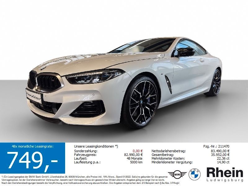 Bild des Angebotes BMW M850i xDrive Coupé Navi.Laser.360°.SoftClose.ACC