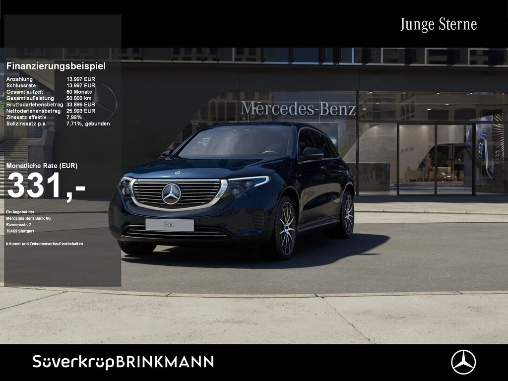 Bild des Angebotes Mercedes-Benz EQC 400 4M MULTIBEAM 20''AMG MEMO KAM SPUR STAND