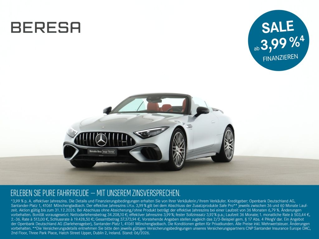 Bild des Angebotes Mercedes-Benz SL 55 AMG 4M+ Carbon Leder rot Massage HUD 360