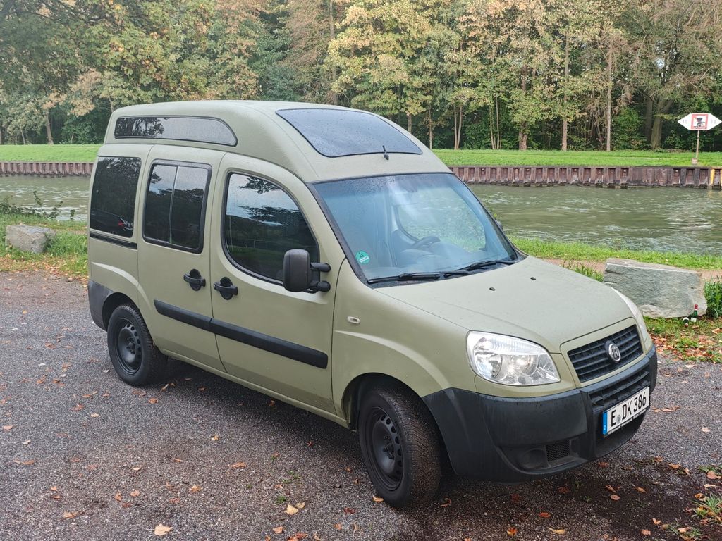 Fiat Doblo, Camper Autark TÜV Neu Neuteile Bett 200cm
