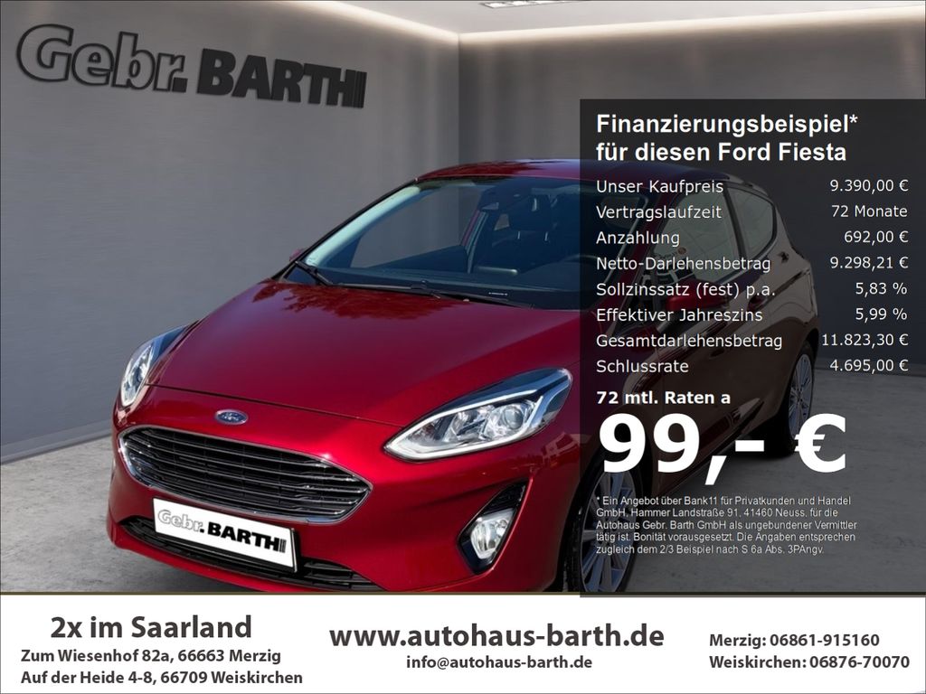 Bild des Angebotes Ford Fiesta Titanium, Alus,Klima,NSW Ambientebeleucht