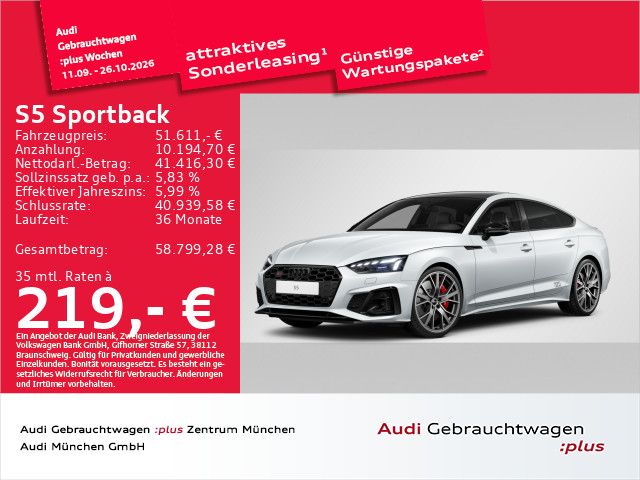 Bild des Angebotes Audi S5 Sportback TDI competition+ UPE:89" Pano/AHK/L