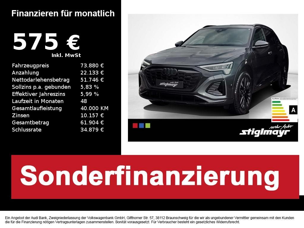 Bild des Angebotes Audi Q8 e-tron S line 55 quattro Head-Up AHK Panorama