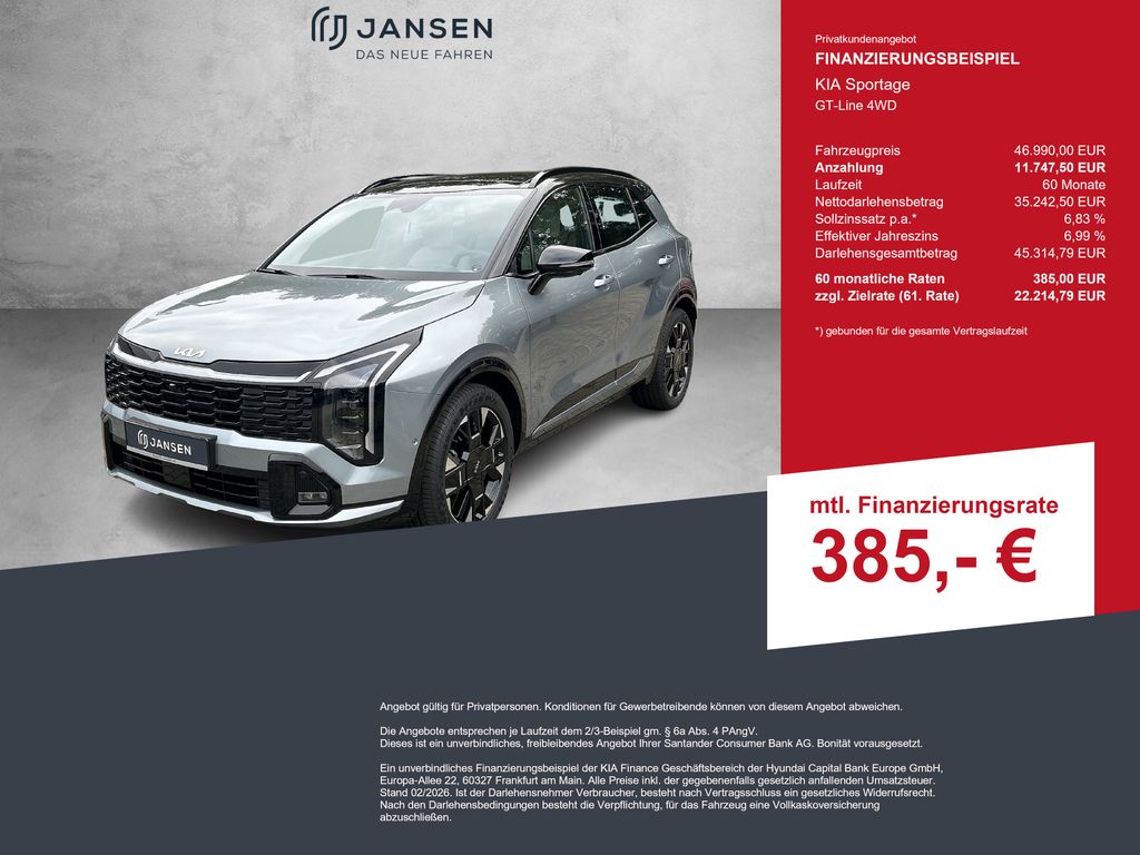 Bild des Angebotes Kia Sportage GT-Line 4WD