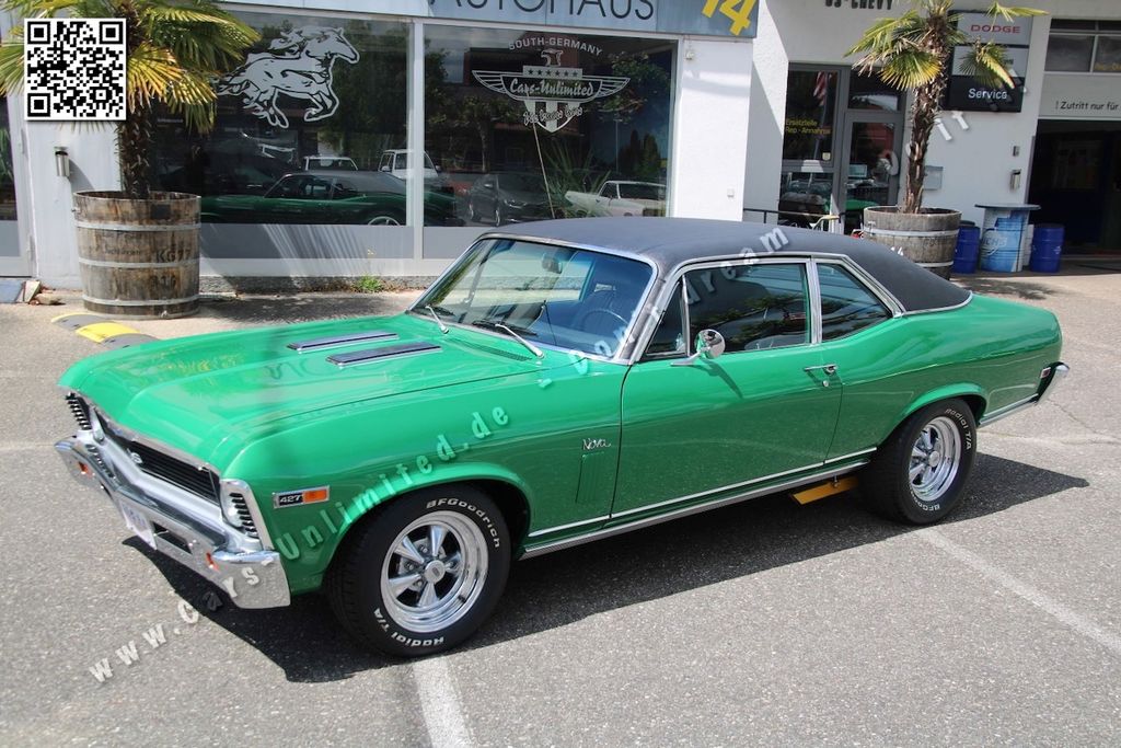 Chevrolet Nova 396-V8 BigBlock mit 4 Gang Muncie Getriebe