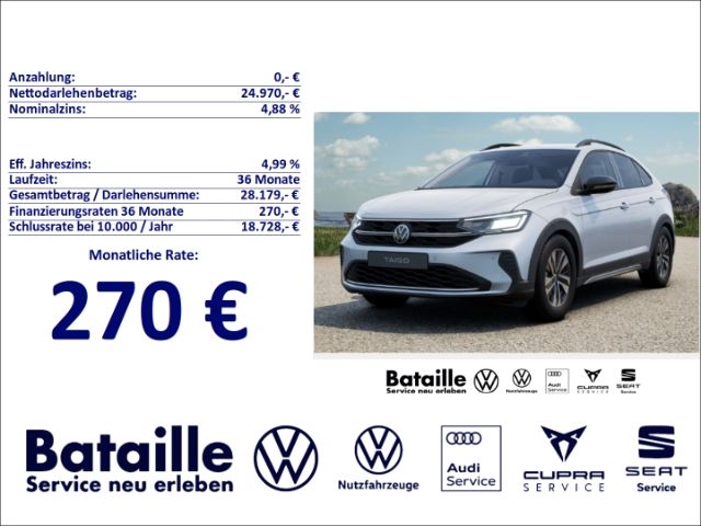 Bild des Angebotes Volkswagen Taigo 1.0 TSI Energy AHK Kamera SHZ 4Season