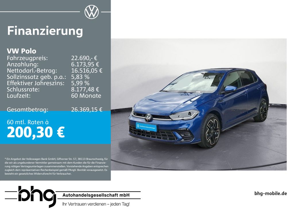 Bild des Angebotes Volkswagen Polo 1.0 TSI R-LINE