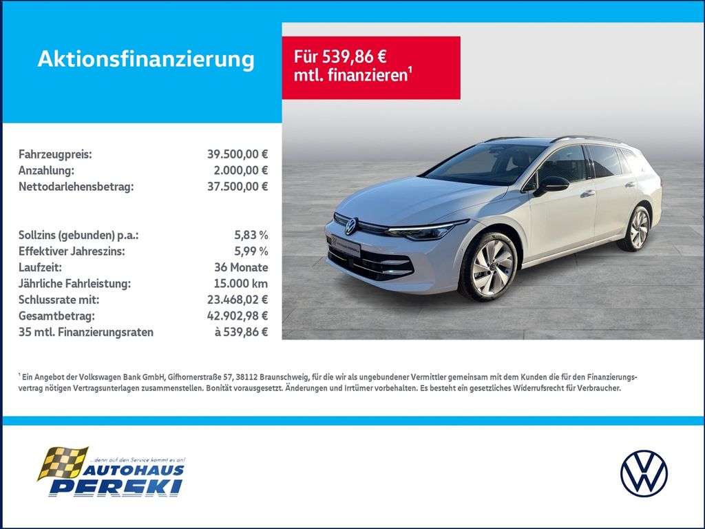 Bild des Angebotes Volkswagen Golf VIII 8 Variant 2.0 TDI Energy DSG KLIMA, N