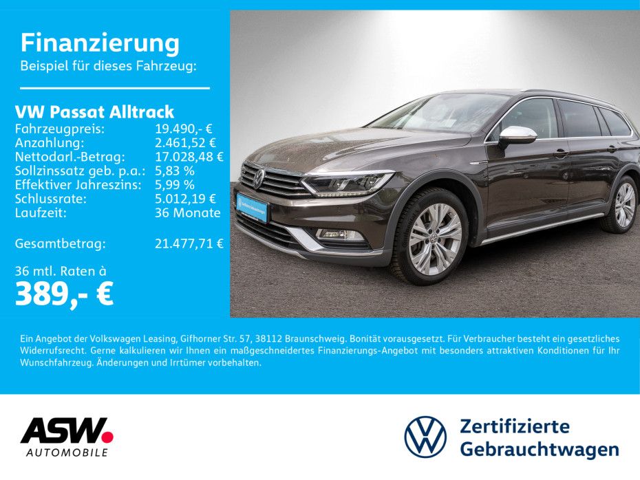 Bild des Angebotes Volkswagen Passat Variant Alltrack 2.0 TDI 4M DSG HUD AHK
