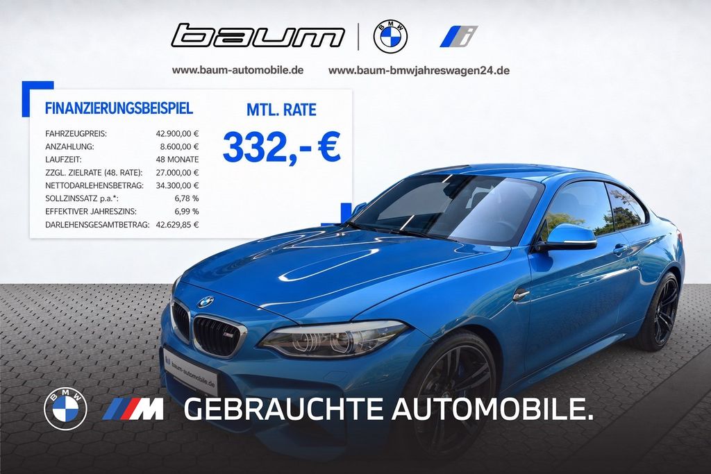 Bild des Angebotes BMW M2 Coupé HK HiFi LED WLAN Navi Prof. Tempomat