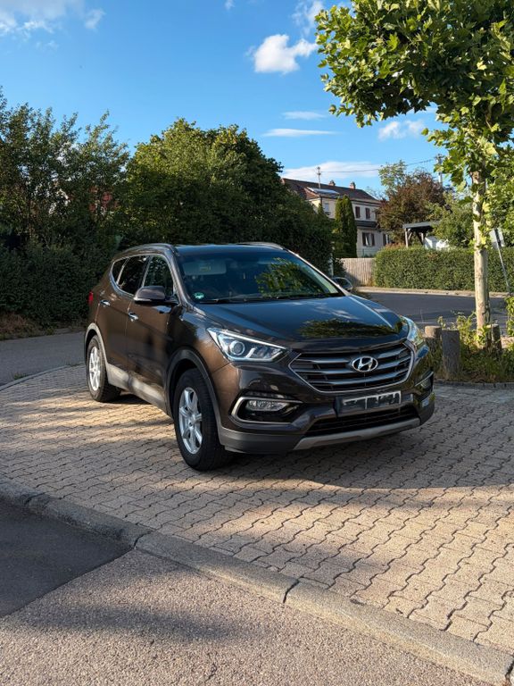 Hyundai SANTA FE blue 2.2 CRDi 7-Sitzer