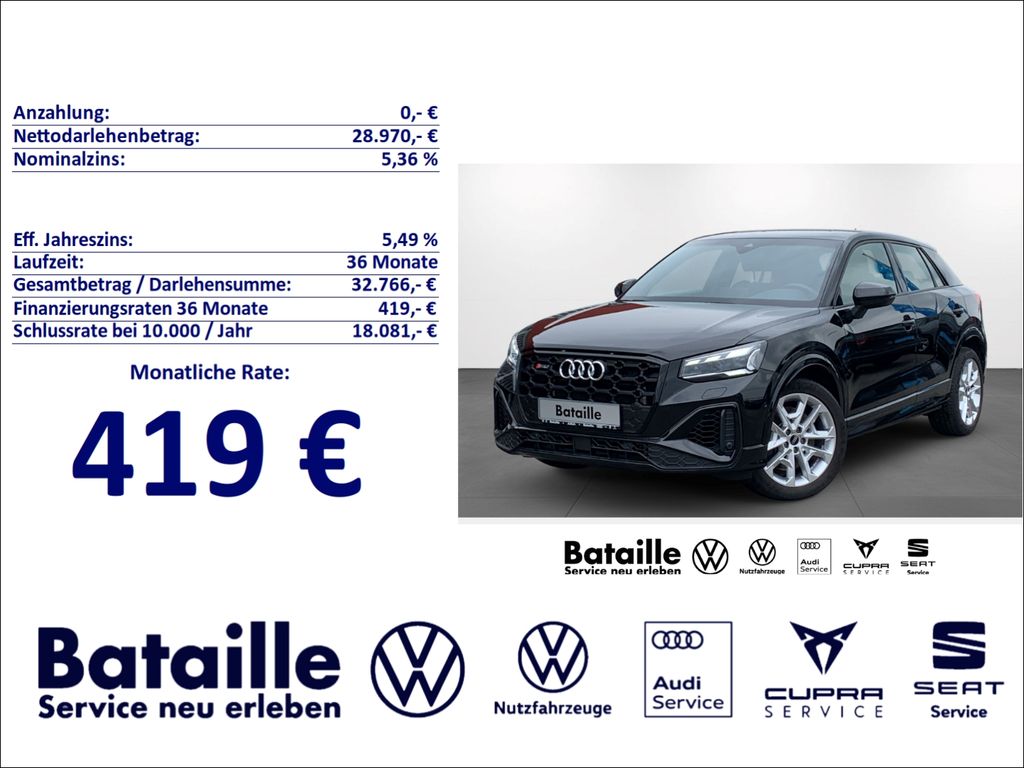 Bild des Angebotes Audi SQ2 2.0 TFSI quattro AHK Navi Matrix Kamera SHZ