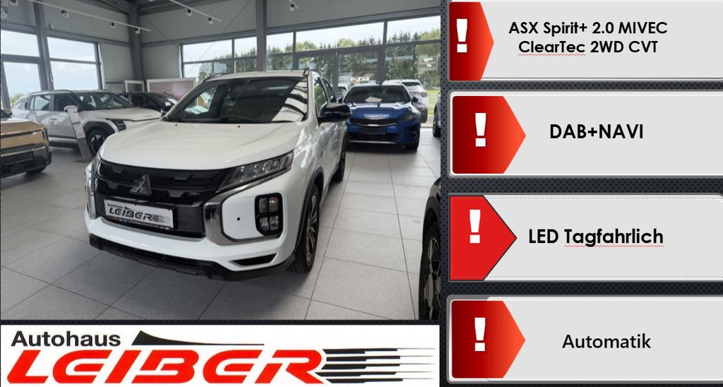 Bild des Angebotes Mitsubishi ASX Spirit+ 2.0 MIVEC ClearTec 2WD CVT